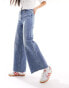 Фото #1 товара Pimkie wide leg jeans in light blue wash