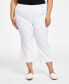 Plus Size Tummy Control Pull-On Capri Pants, Created for Macy's