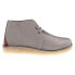 Фото #2 товара Clarks Trek Hi 50 26169535 Mens Gray Suede Lace Up Chukkas Boots