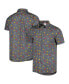 Фото #1 товара Men's Graphite Deadpool Party Button-Up Shirt