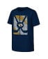 ფოტო #1 პროდუქტის Big Boys Navy Nashville Predators Box T-shirt