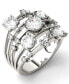 ფოტო #1 პროდუქტის Moissanite Galaxy Fashion Ring (3-1/8 ct. t.w. Diamond Equivalent) in 14k White Gold