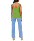 ფოტო #4 პროდუქტის Women's Spaghetti Strap Chiffon-Trim Camisole