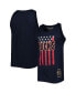 Men's Navy Milwaukee Bucks Hardwood Classics Americana Stars and Stripes Tank Top M - фото #1