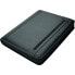 Jüscha 30072 - Leather - Black - A4 - Business card,Zip pocket - Zipper - 2.5 cm
