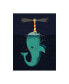 Фото #1 товара Michael Buxto King of the Narwhals Canvas Art - 15.5" x 21"