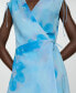 ფოტო #2 პროდუქტის Women's Print Wrap Dress