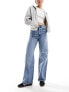 Dr Denim Echo straight leg jeans in steam mid retro