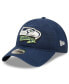 ფოტო #3 პროდუქტის Big Boys College Navy Seattle Seahawks 2022 Sideline Adjustable 9TWENTY Hat