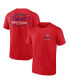 Men's Red Montreal Canadiens Original Six Label T-shirt