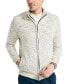 Фото #1 товара Men's Marled Full-Zip Sweater