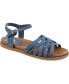 ფოტო #1 პროდუქტის Women's Kimmie Strappy Flat Sandals