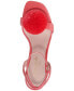 Фото #3 товара Women's Amour Pom Pom Ankle-Strap Dress Sandals