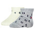 Фото #1 товара TOMMY HILFIGER Aop Letter socks 2 pairs