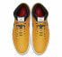 Кроссовки Nike Air Jordan 1 Mid University Gold Black (Желтый)