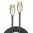 Фото #1 товара Lindy 3m High Speed HDMI Cable - Cromo Line - 3 m - HDMI Type A (Standard) - HDMI Type A (Standard) - 4096 x 2160 pixels - 3D - Grey - Silver