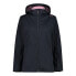 Фото #1 товара CMP Damen Long Hoodie Parka, In Der Farbe Grau, Aus Polyester, GTIN