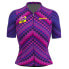 SANTINI Tour De France Femme Avec Zwift Official Tourmalet 2023 Short Sleeve Jersey