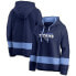 Фото #1 товара NFL Tennessee Titans Women's Halftime Adjustment Long Sleeve Fleece Hooded