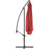 Фото #8 товара Садовый зонт на квадратном выносе 250 x 250 см бордовый Uniprodo