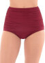Miraclesuit Womens 236942 Solid Norma-Jean Retro Bikini Bottom Swimwear Size 4