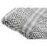 Blanket DKD Home Decor 130 x 170 x 1 cm Grey