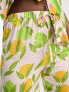 Фото #3 товара ASOS DESIGN mix & match modal fruit pyjama trouser in pink