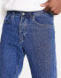 Selected Homme – Schmal geschnittene Jeans in mittelblauer Waschung