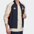 Фото #6 товара Куртка спортивная Adidas DX8408, мужская, осенняя, темно-синяя
