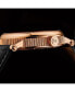 ფოტო #2 პროდუქტის Men's Triumph Automatic Black Leather , Two-Tone Dial , 49mm Round Watch