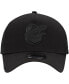 ფოტო #2 პროდუქტის Men's Black Baltimore Orioles A-Frame 9FORTY Adjustable Hat