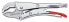 KNIPEX 41 14 250 - Locking pliers - 3.6 cm - 3.6 cm - Chromium-vanadium steel - Steel - 25 cm