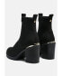 Фото #3 товара Medusa Knitted Block Heel Ankle Boots