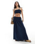 Фото #3 товара ASOS DESIGN soft denim cami top in dark blue co-ord