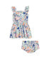 ფოტო #2 პროდუქტის Baby Girls Tropical Print Cotton Dress