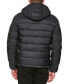 ფოტო #2 პროდუქტის Men's Chevron Quilted Hooded Puffer Jacket, Created for Macy's