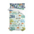 Fitted sheet HappyFriday MOSHI MOSHI Multicolour 105 x 200 x 32 cm