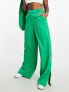 Фото #4 товара Vero Moda tailored wide leg trouser co-ord in green