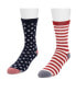 ფოტო #3 პროდუქტის Men's 2 Pack Crew Socks