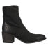 Фото #1 товара Diba True Majestic Zippered Round Toe Booties Womens Black Casual Boots 36816-00