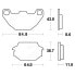 TRW MCB712SRM sintered brake pads Оранжевый - фото #3