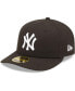 Фото #5 товара Men's New York Yankees Black, White Low Profile 59FIFTY Fitted Hat