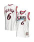 ფოტო #1 პროდუქტის Men's Allen Iverson White Eastern Conference Hardwood Classics 2002 NBA All-Star Game Authentic Jersey