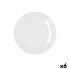 Фото #3 товара Плоская тарелка Bidasoa Glacial Coupe Керамика Белый (21 cm) (Pack 6x)