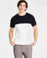 Men's Regular-Fit Colorblocked Sweater-Knit T-Shirt, Created for Macy's