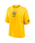 ფოტო #2 პროდუქტის Women's Maize Michigan Wolverines Boxy Legacy Established T-Shirt