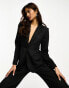 Фото #2 товара ASOS DESIGN co-ord lace insert blazer in black