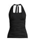 ფოტო #1 პროდუქტის Women's D-Cup Chlorine Resistant Square Neck Halter Tankini Swimsuit Top
