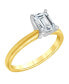 Фото #1 товара Кольцо Macy's Emerald-Cut Solitaire Diamond-SL32