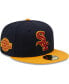 Фото #1 товара Men's Navy and Gold Chicago White Sox Primary Logo 59FIFTY Fitted Hat